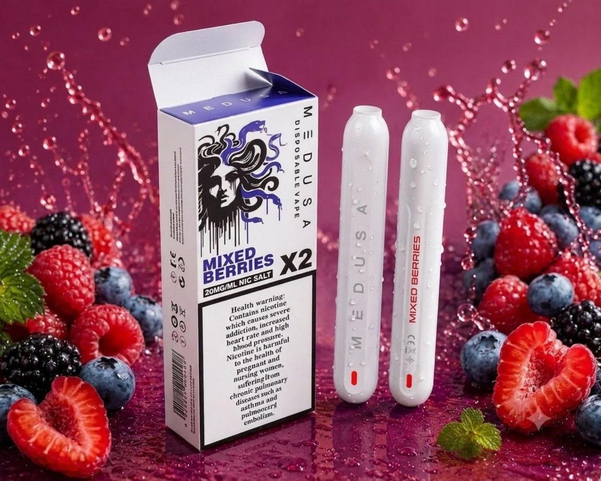 Medusa Disposable Mixed Berries twin pack